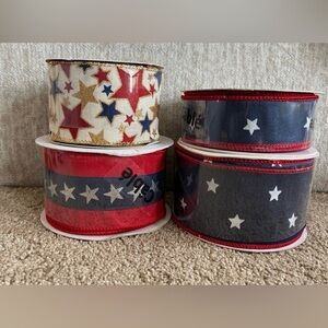 Patriotic Star Ribbon Set